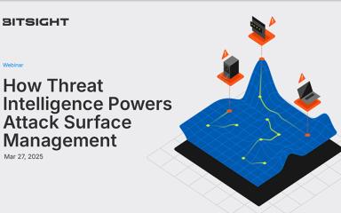 Webinar Bridging the Gap- How Threat Intelligence Powers Attack Surface Management cover