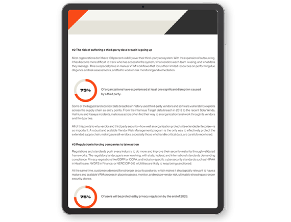 5 Keys to Building a Scalable Vendor Risk Management Program CTA