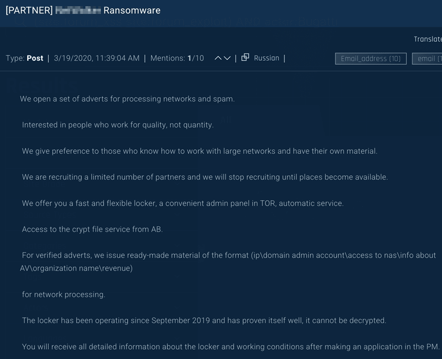 APTs on the dark web graphic8