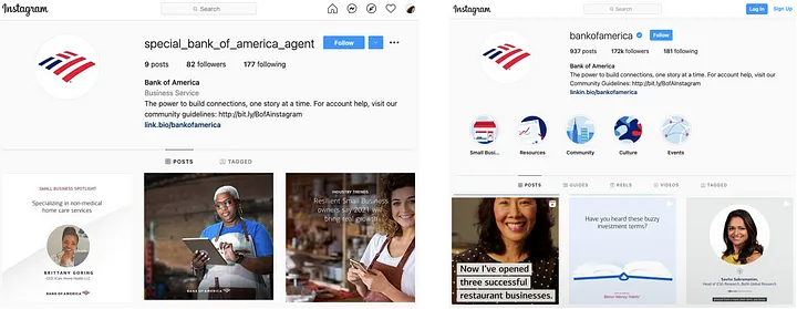 Bank of America brand impersonation phishing example