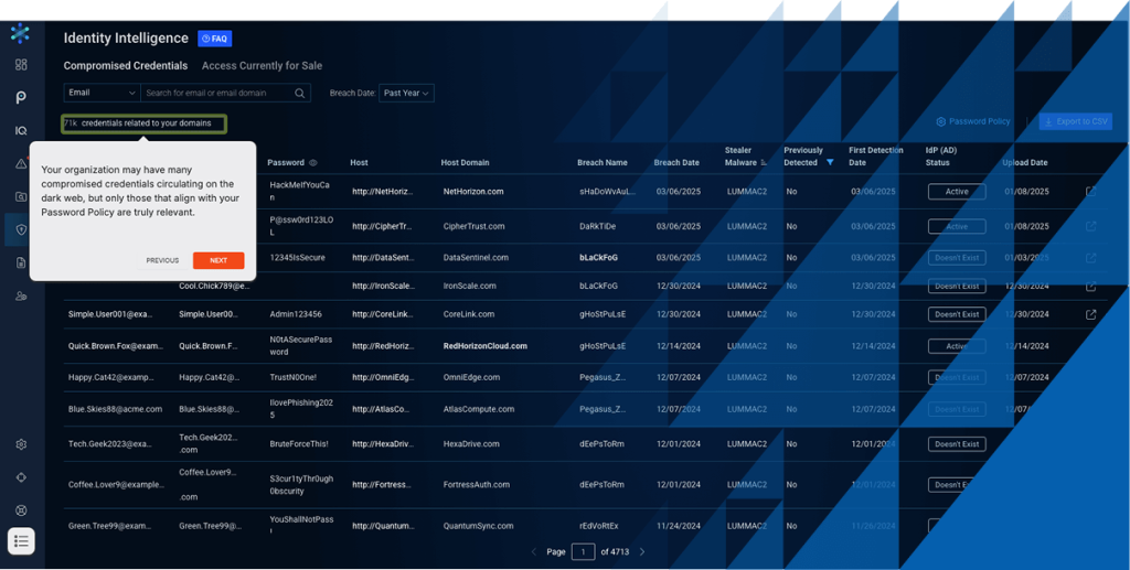 Bitsight Identity Intelligence Reprise demo
