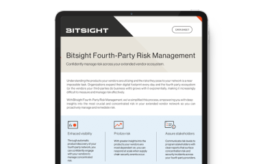 Bitsight fourth party management datasheet