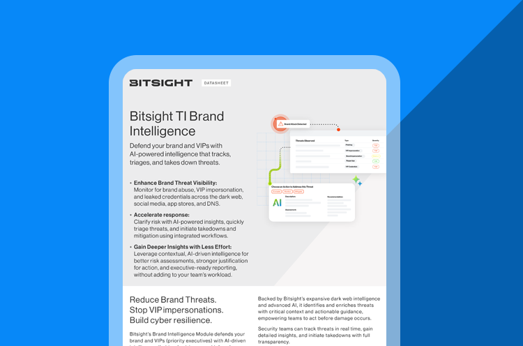 Brand Intelligence Module datasheet cover