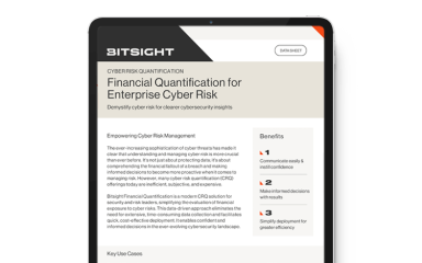 Financial Quantification for Enterprise Cyber Risk Cover