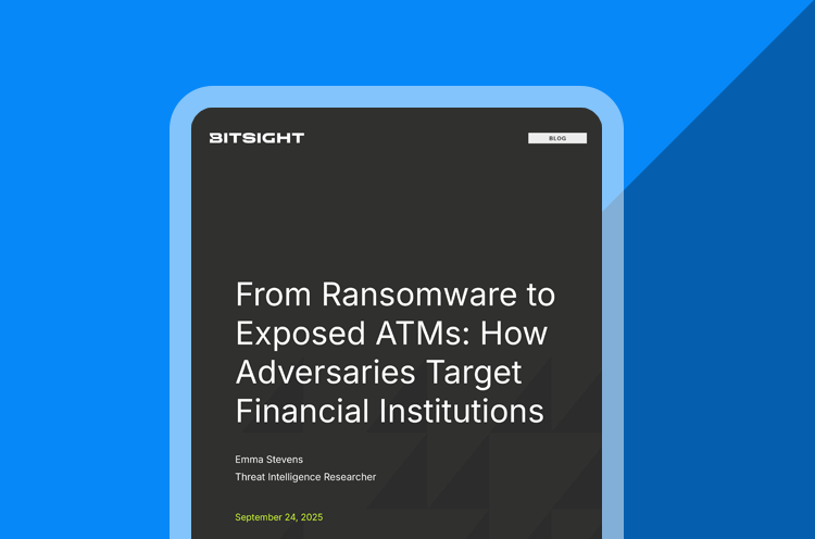 From Ransomware to Exposed ATMs- How Adversaries Target Financial Institutions cover